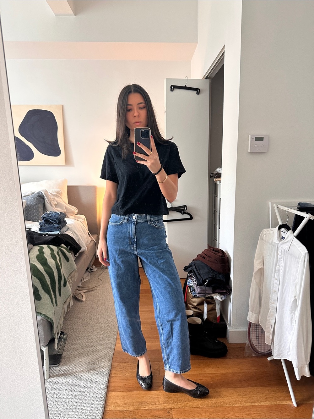 COS Cropped Blue Jeans